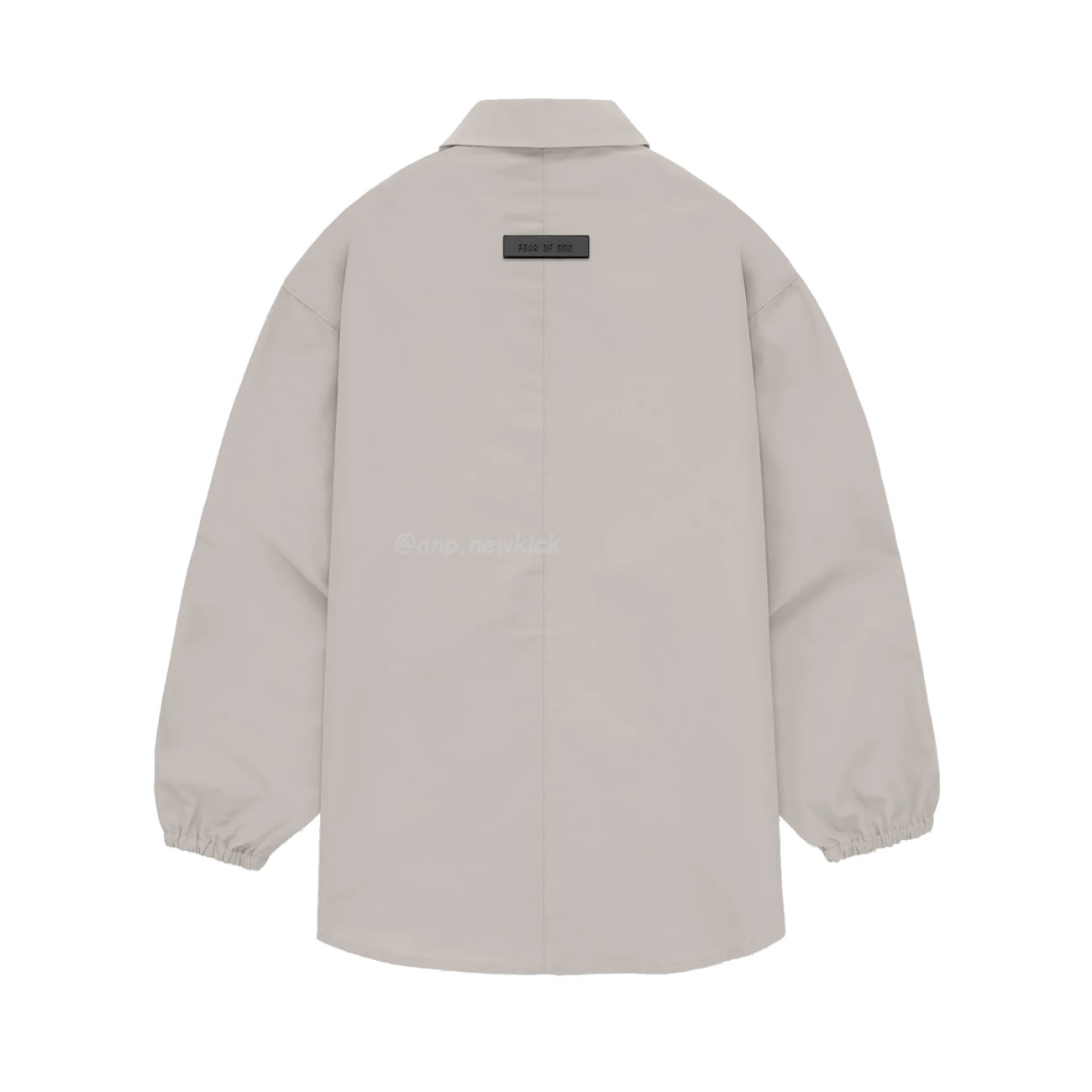 Fear Of God Essentials Fog 23fw Tie Cuffed Shirt Black Apricot Gray S Xl (9) - newkick.cc